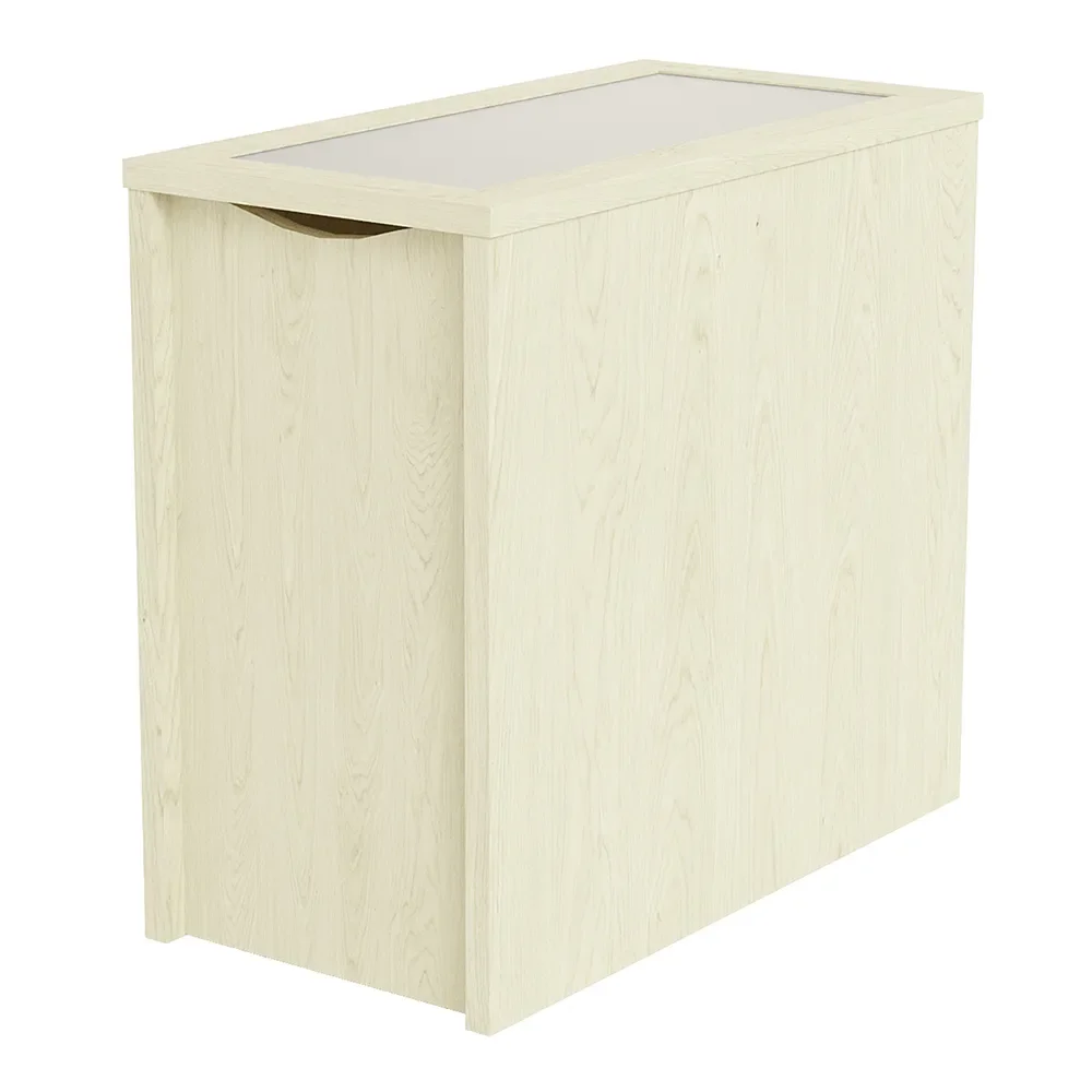 Sm101 Pöytä valkolakattu tammi 80-109(178)x40x74 cm