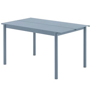 Linear Steel Ruokapöytä 140X75 cm Pale Blue 