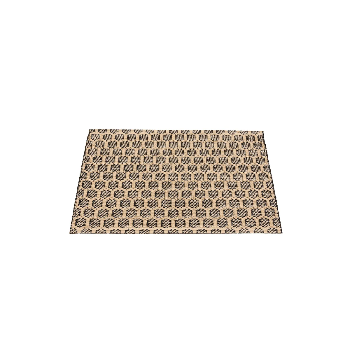 Käännettävä Muovimatto MIMI Black/Beige 70x50 cm