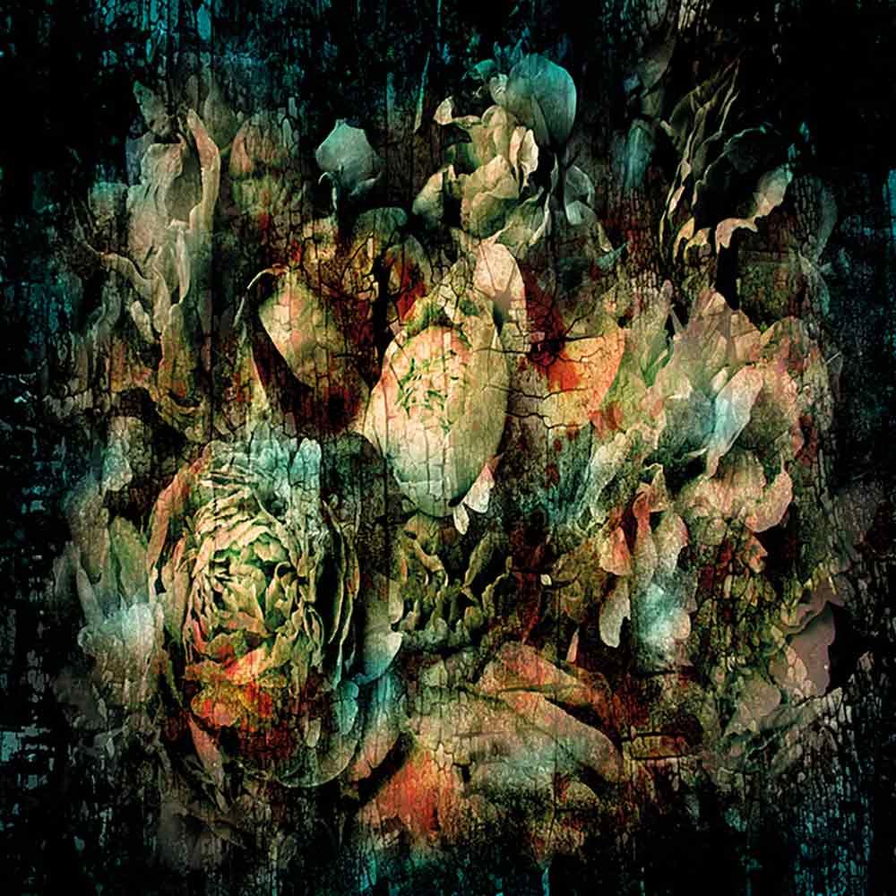 Seinäkoriste Botanical Abstract 100 x 100 cm Artwood