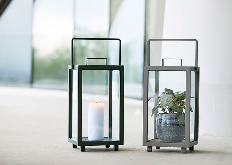 Lighthouse Kynttilänjalka Taupe Pieni