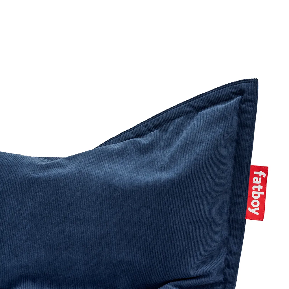 Recycled original slim cord Säkkituoli deep blue