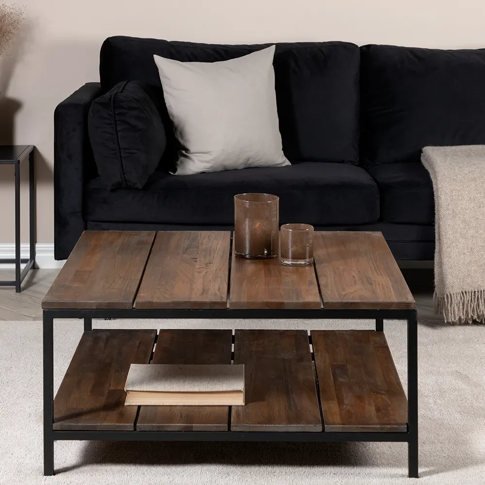 Padang Sohvapöytä 80x80 cm teak