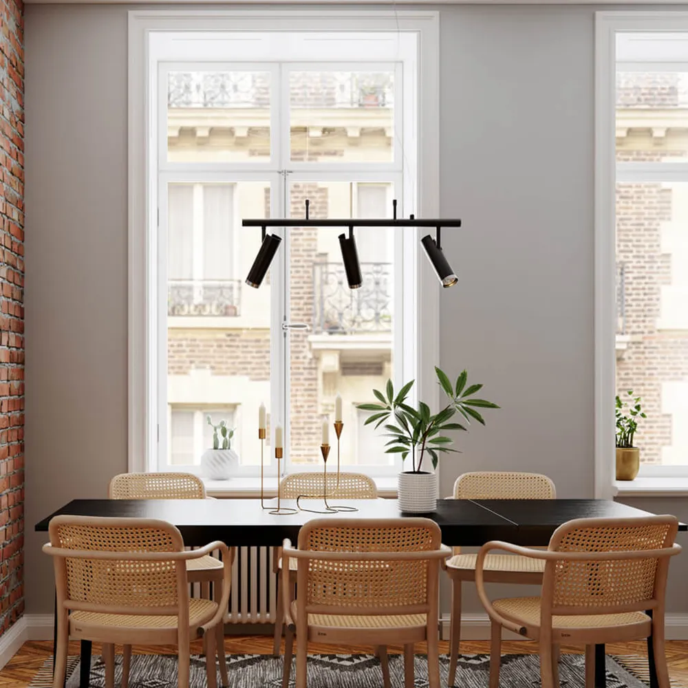 Puls Baari Kattolamppu musta