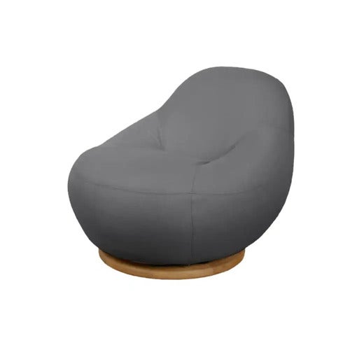 Gem lounge tuoli m/teak kääntölaakeri Grey, AirTouch