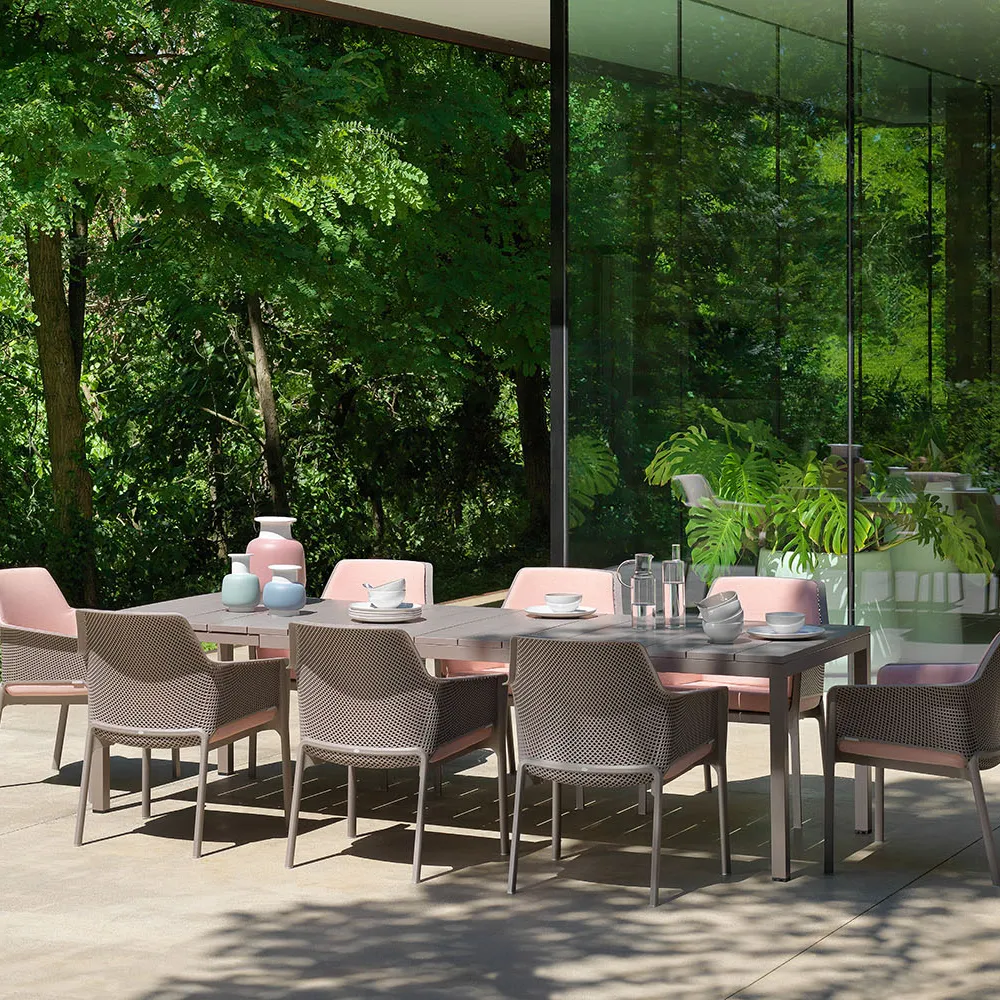 Rio Ruokapöytä 210/280x100cm Tortora