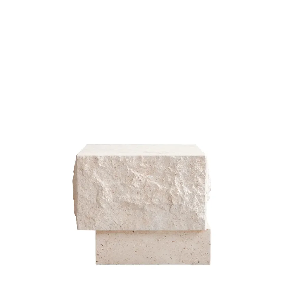 Temple-sohvapöytä, matala - Limestone