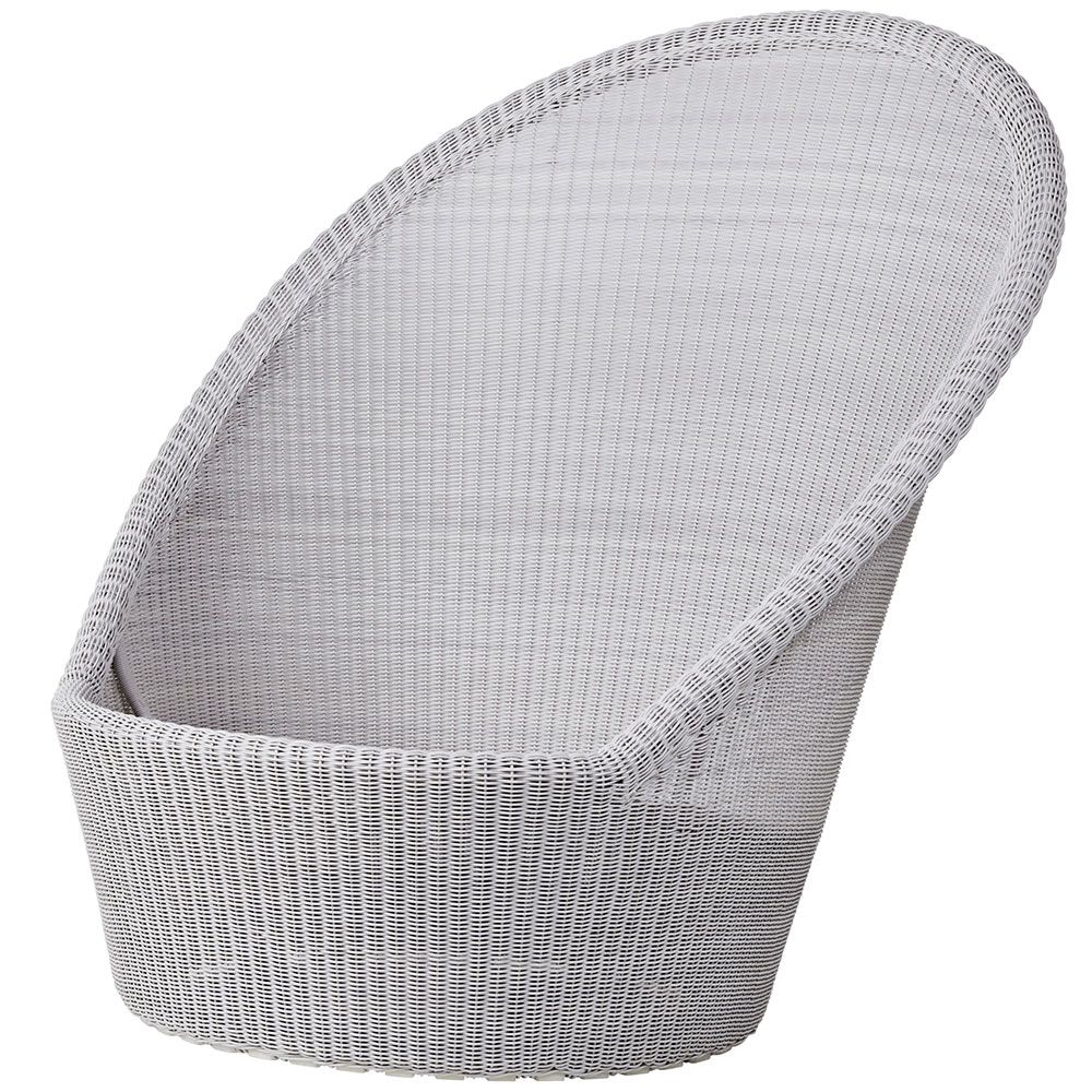 Kingston Lounge-nojatuoli Valkoinen/harmaa