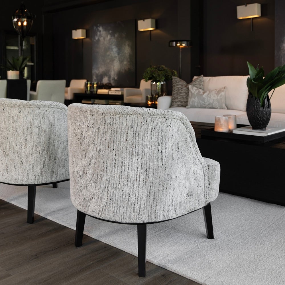 Fairfax kangasnojatuoli Hailey shell