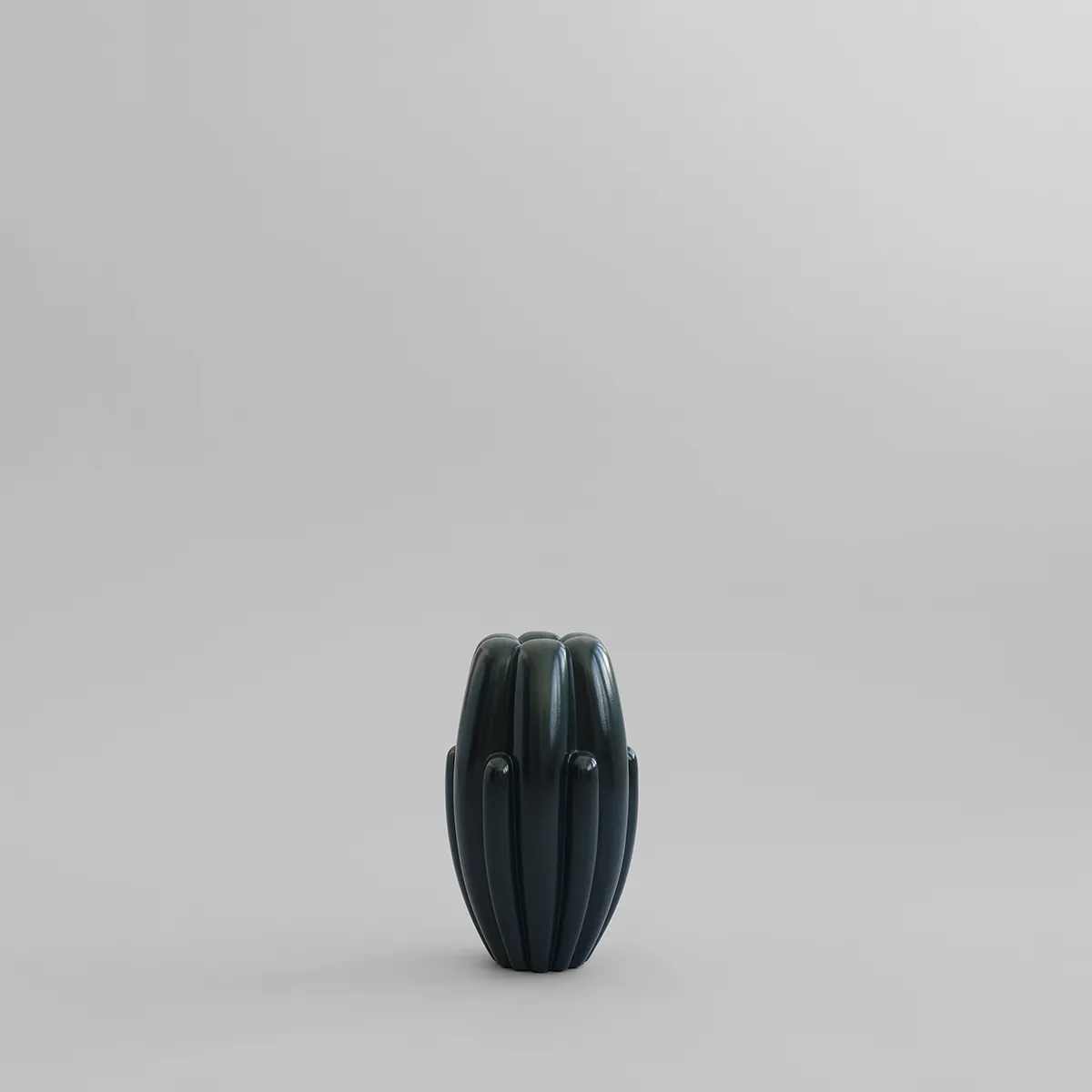 Käsintehty maljakko Bloom Slim Mini Dark Green H34 cm