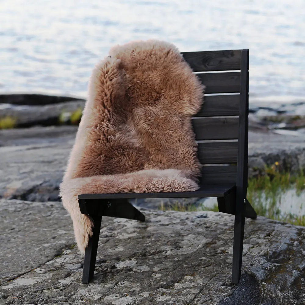 Granny tuoli Mänty musta öljytty