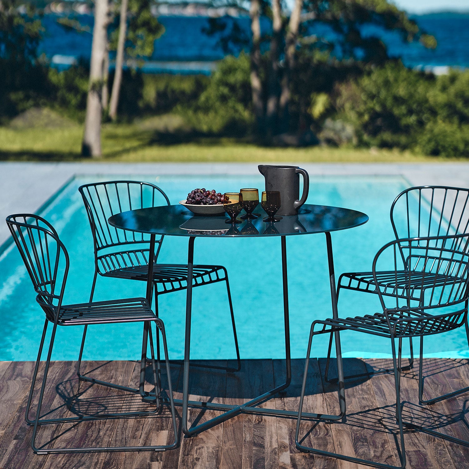 Resö tuoli tummanharmaa 