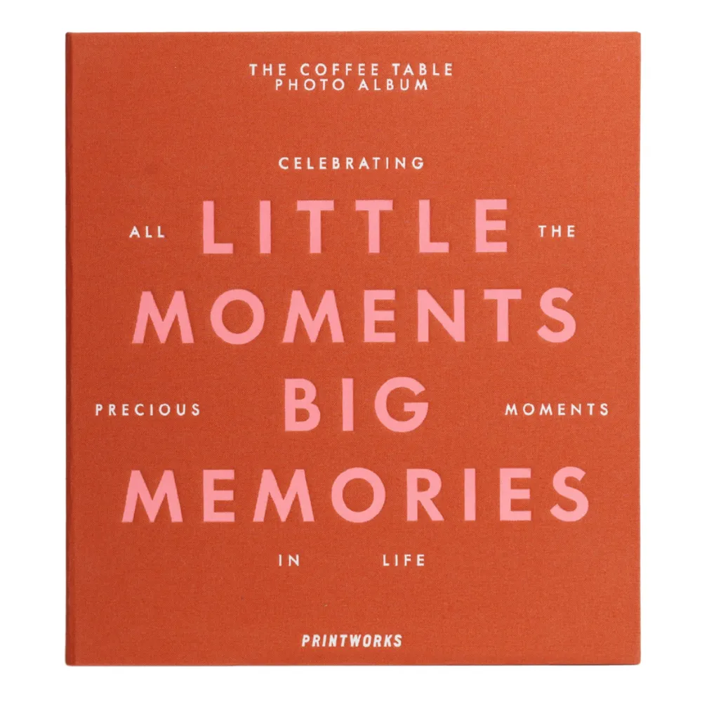 Valokuva-albumi - Little Moments Big Memories, Orange