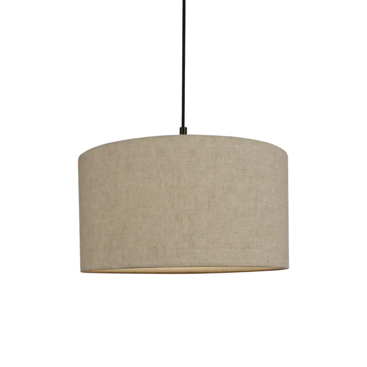 Pendant Soft Ø44, pellava (luonnonväri) / metallinhohtoinen pronssi