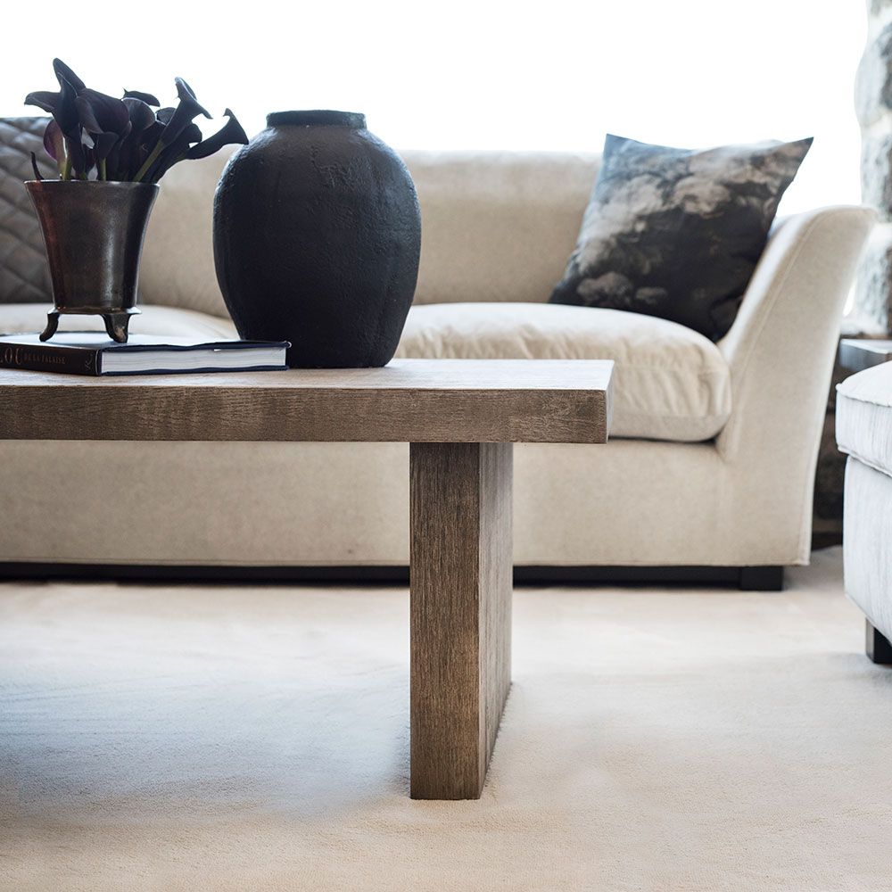 Plint sohvapöytä 75 x 75 harmaa Artwood