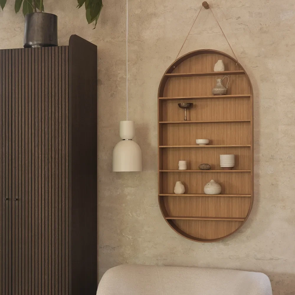 Oval Dorm Hylly - Oiled Oak