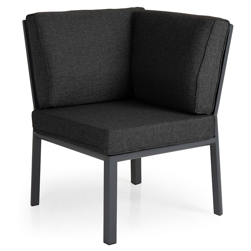 Delia kulmaosa tummanharmaa Brafab