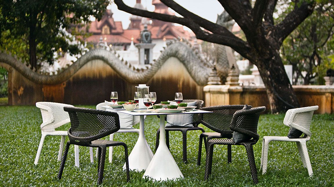 Seashell nojatuoli valkoinen 