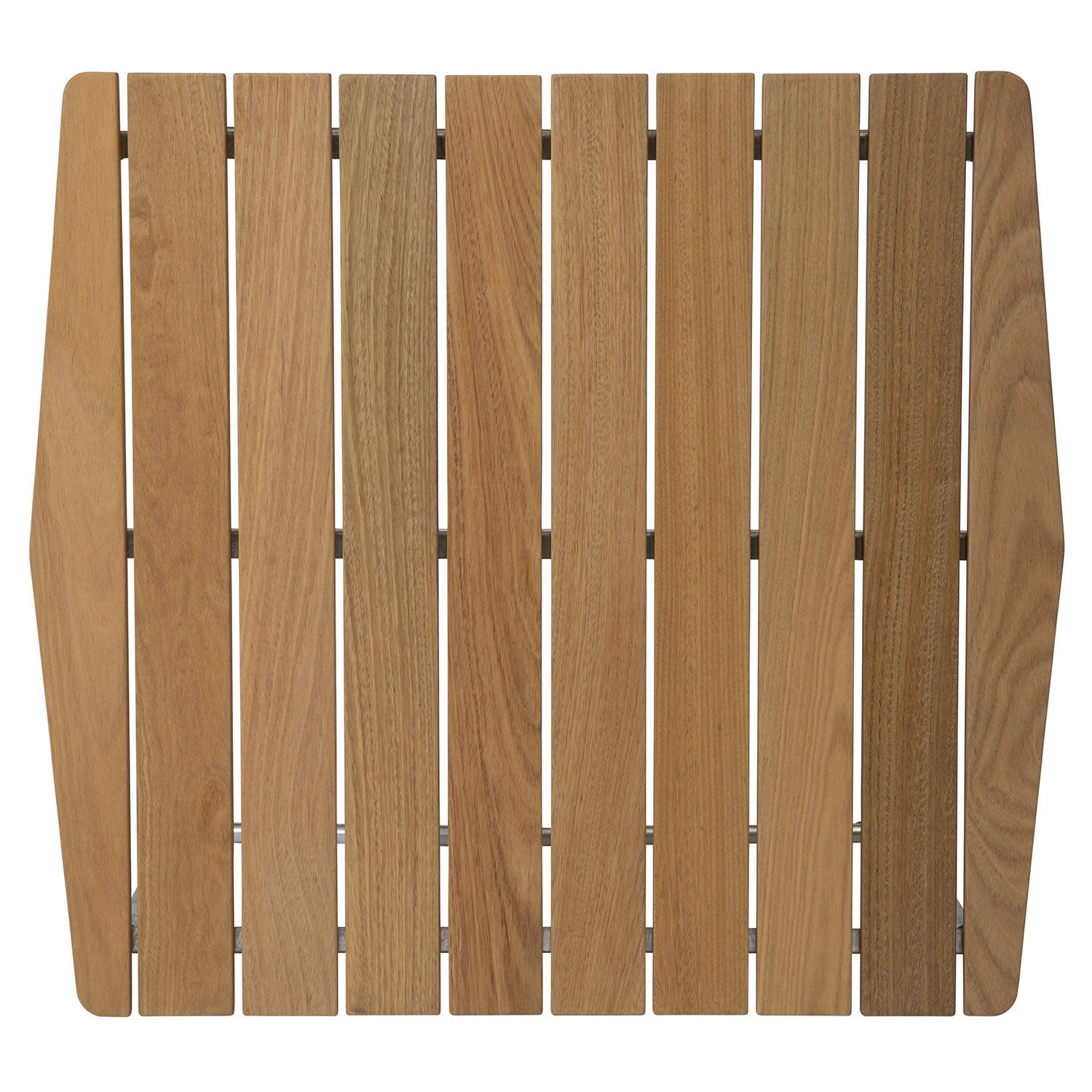 Pöytä B31 84 käsittelemätön tiikki / kuumasinkitty runko Grythyttan Stålmöbler 