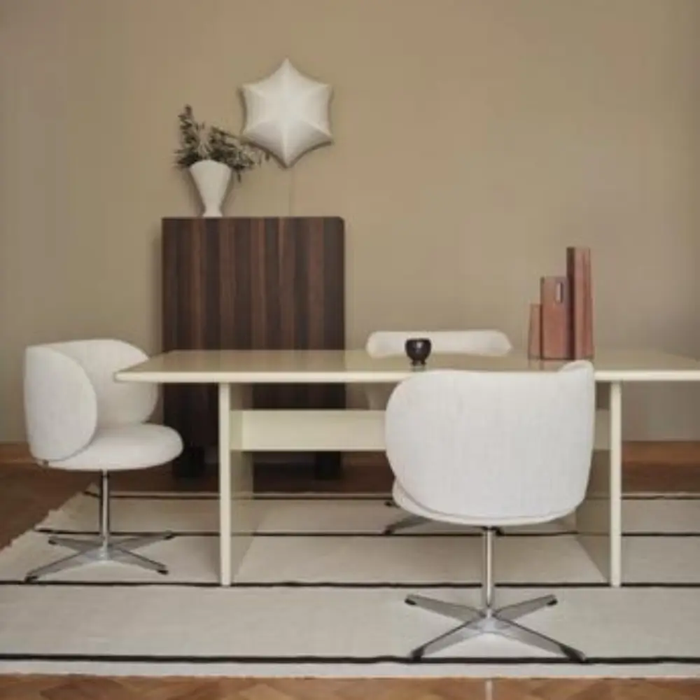 Calm Kelim Matto 200x300 cm - Off-white/Coffee