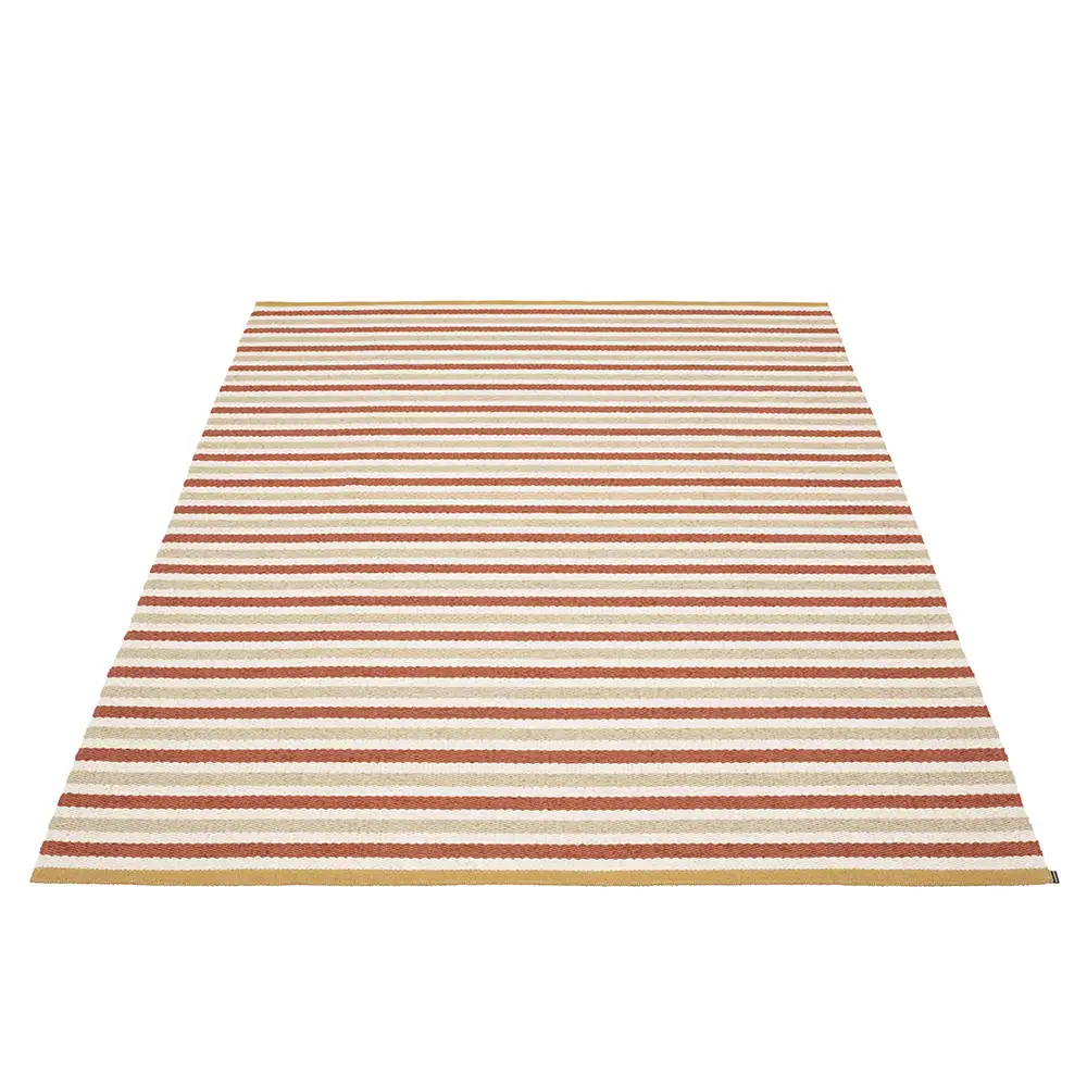 Pappelina Teo matto 140×200 cm Brick/Beige/Vanilla