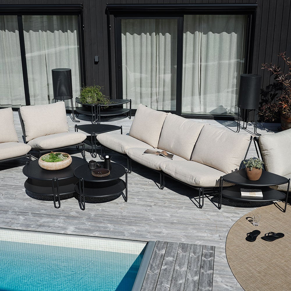 Blixt sohvapöytä 85 cm musta Brafab