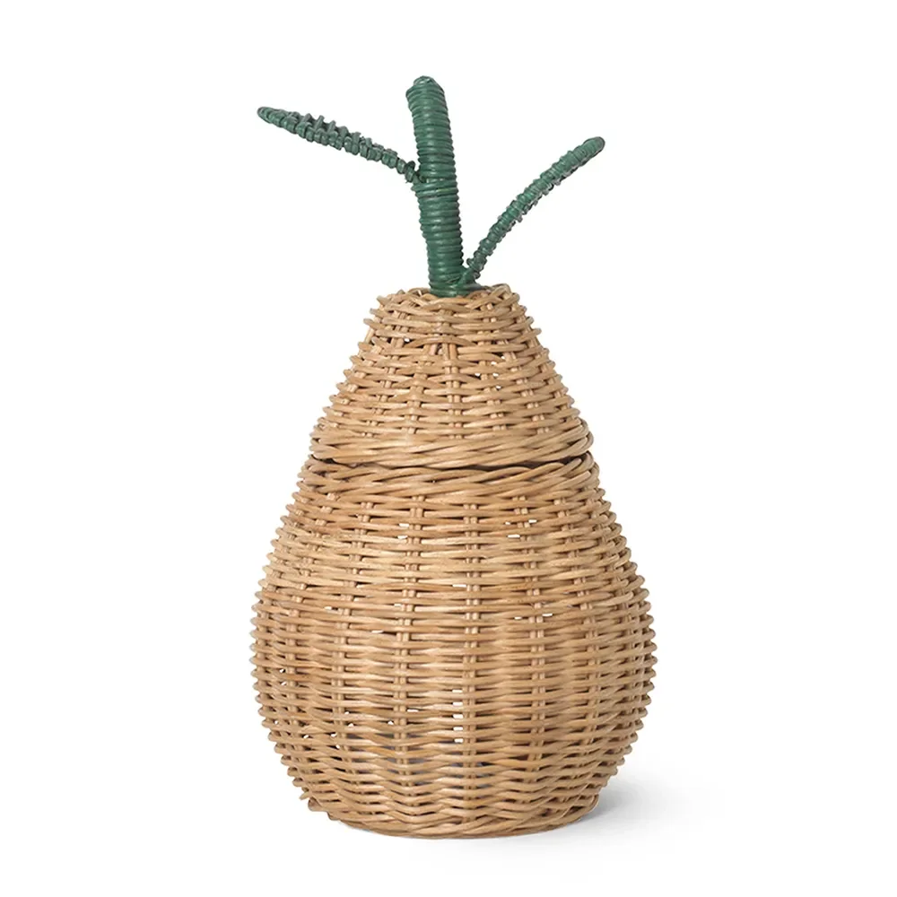 Pear punottu säilytyskori pieni