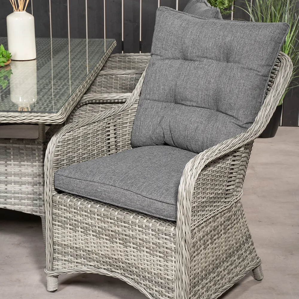 Vikelund ruokapöytätuoli Harmaa 2 kpl