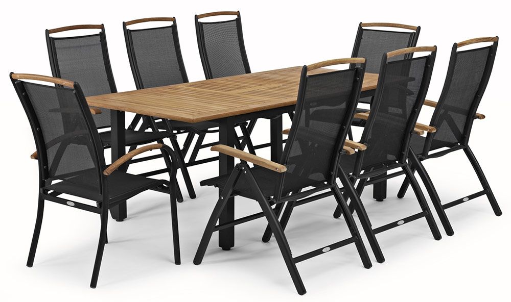 Nydala Säätötuoli Musta/Musta Teak