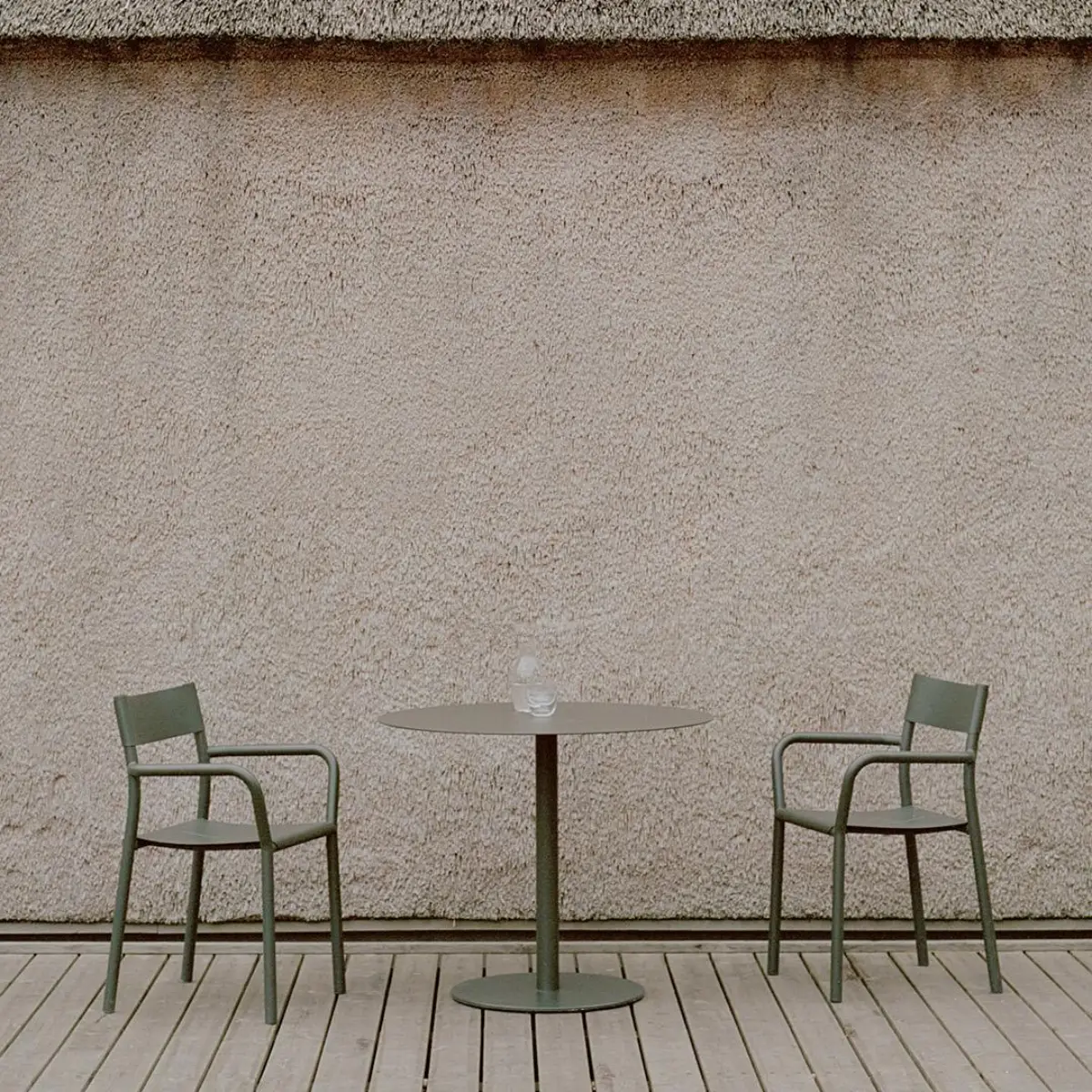 May Bistropöytä Ø90cm Tummanvihreä