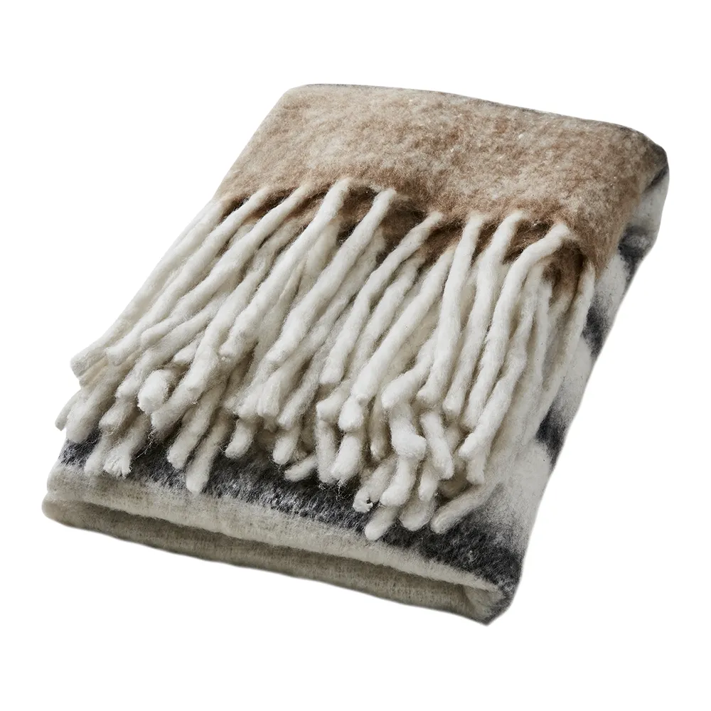 FRASSE ruudullinen beige/musta/valkoinen