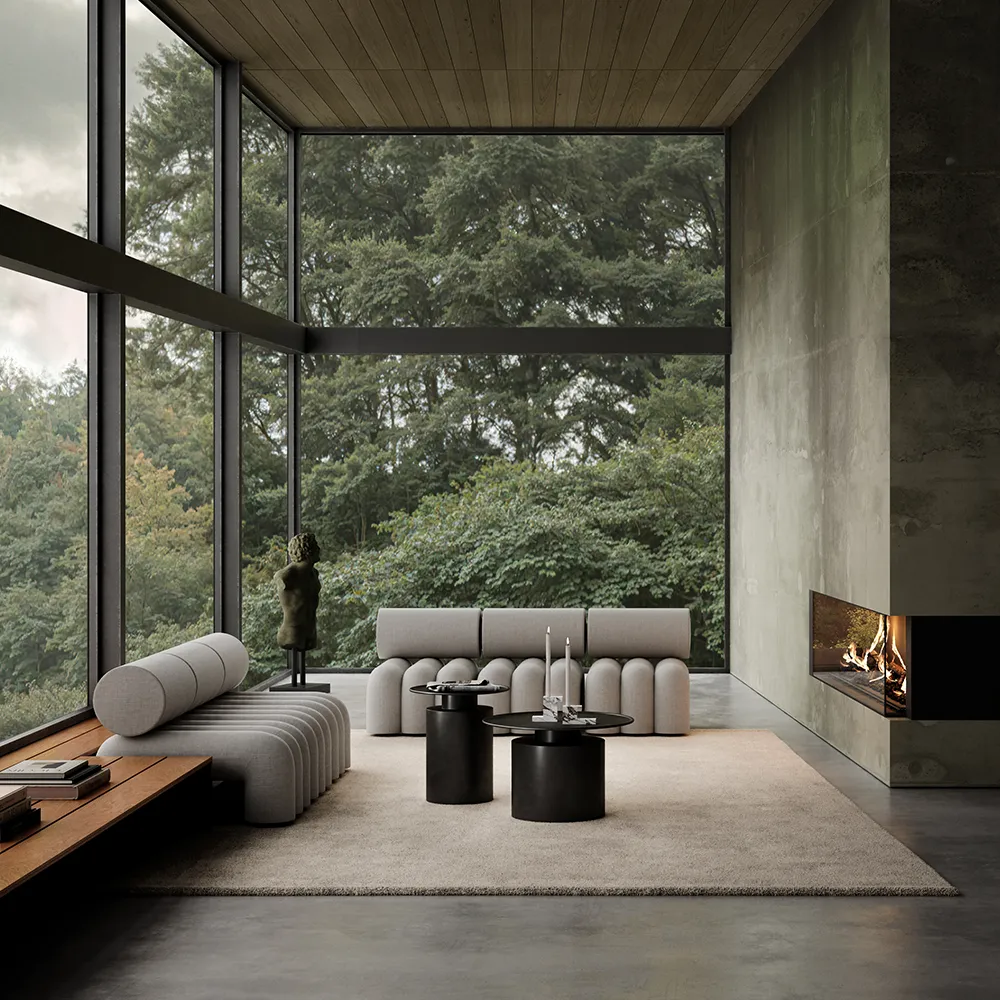 Foku-nojatuoli - Taupe