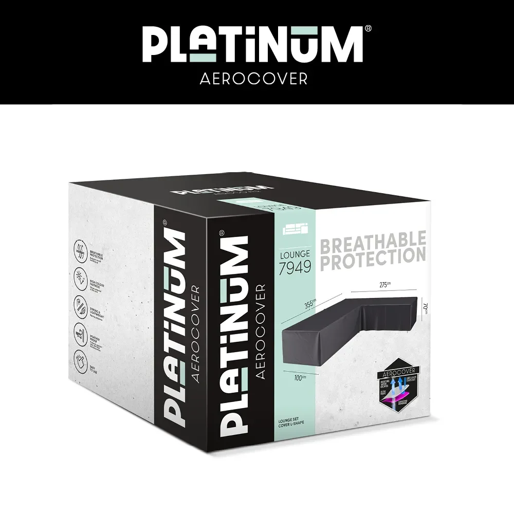 Kalusteen suojapeite kulmasohvalle 355/275 x 100 cm