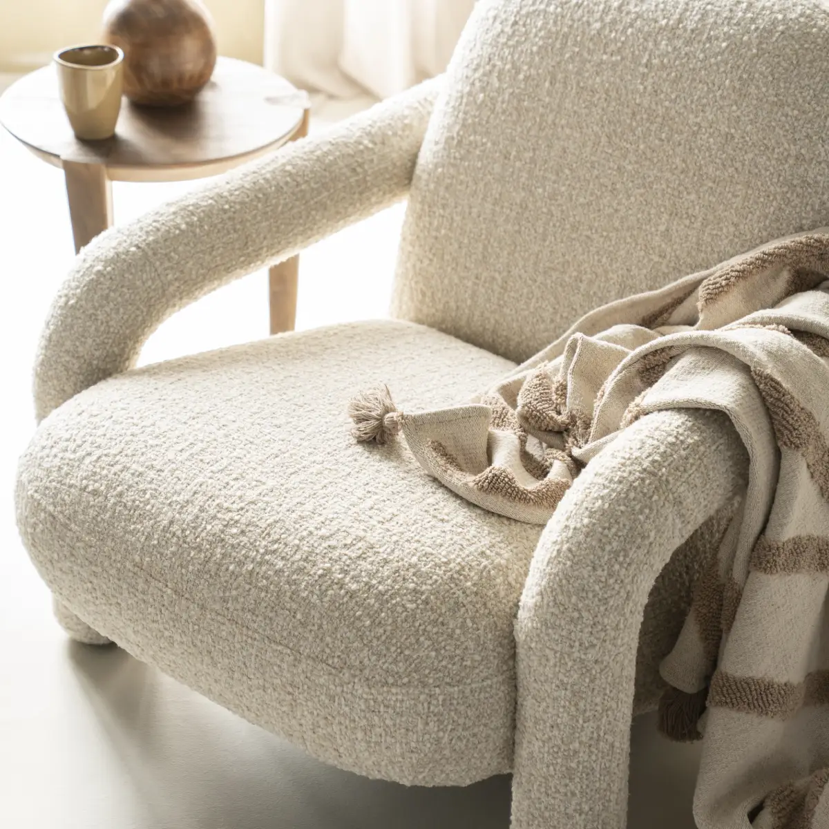 Monica Nojatuoli - beige Asti