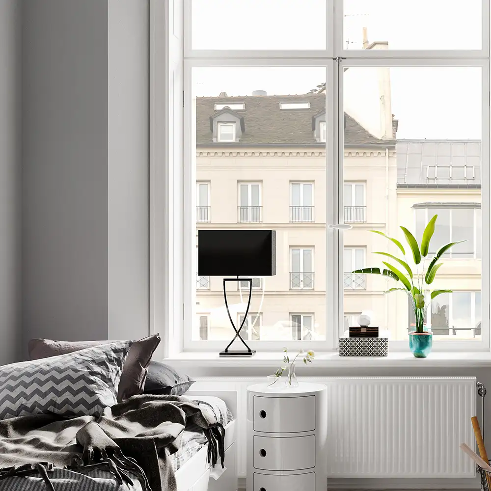 Omega Pöytälamppu Musta