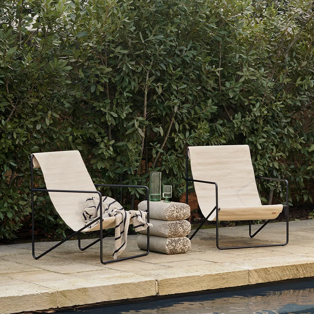 Desert Lounge Nojatuoli Black/Cloud