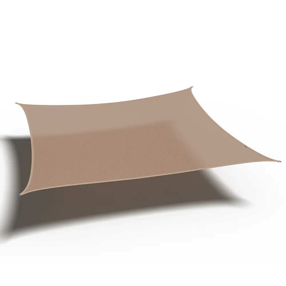 Coolfit aurinkopurje neliö 500x500cm beige