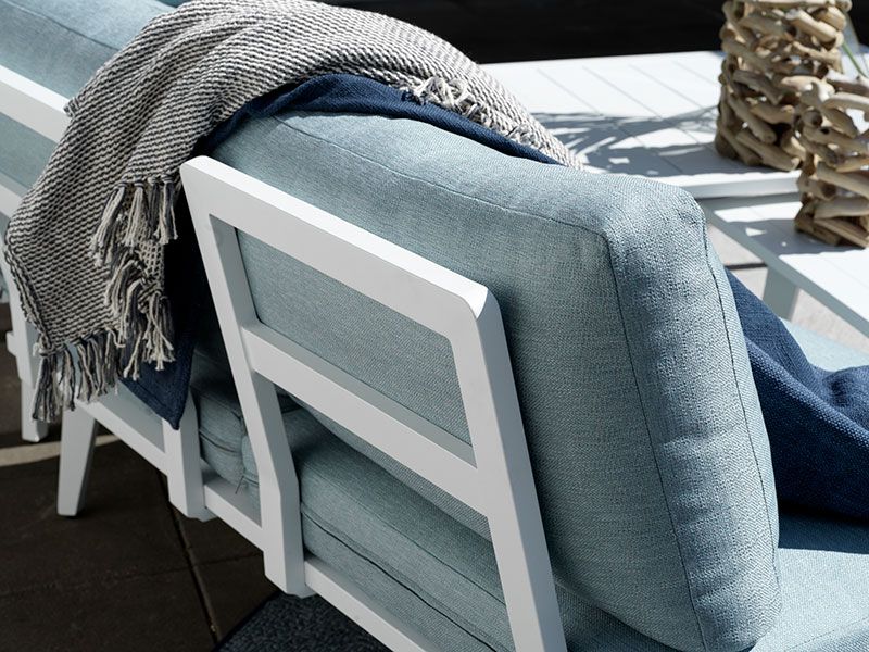 Villac 2-istuttava moduuli valkoinen/harmaa Brafab