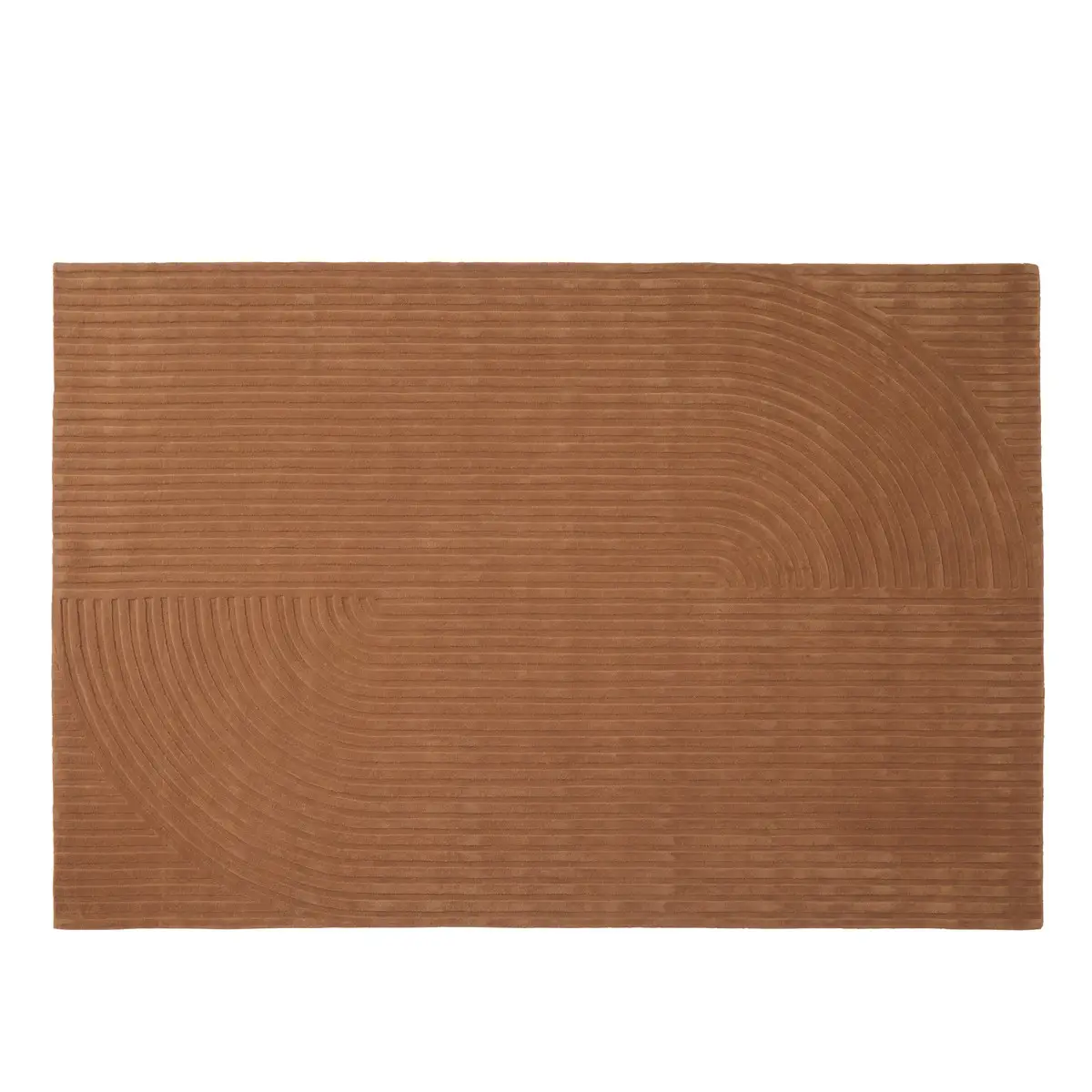 Relevo Matto Quattro - 200 x 300 cm - Burnt Orange 