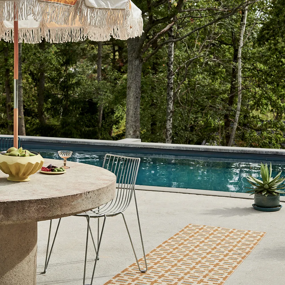 Tom matto Ochre/Cream/Sage 70 x 240 cm