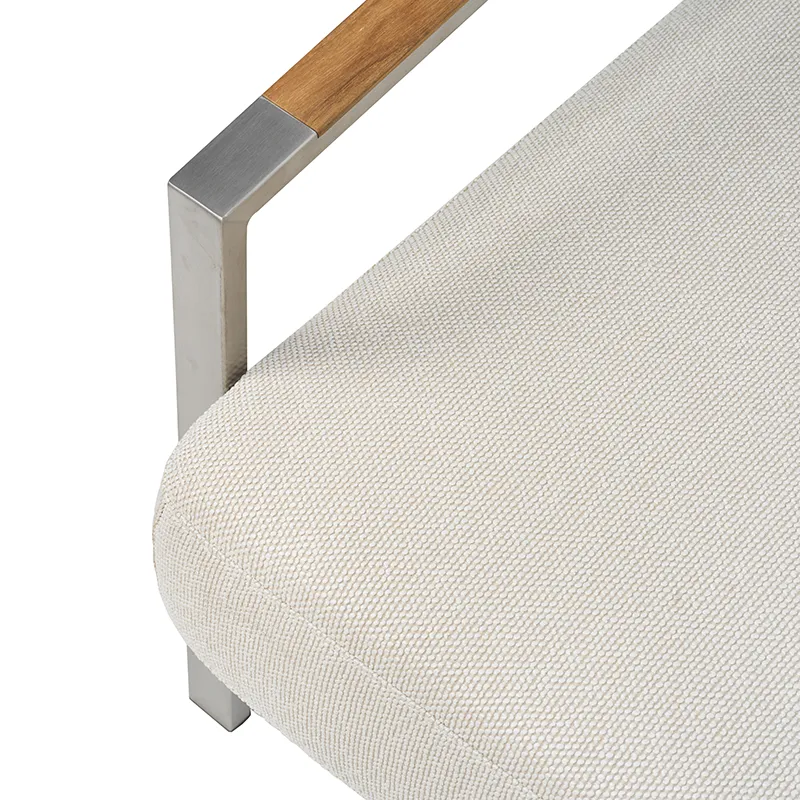 Naos nojatuoli  Stainless steel / Dot beige