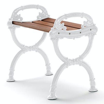 Byarum jakkara päätypaneelit: valkoinen / trä:öljytty mahonki