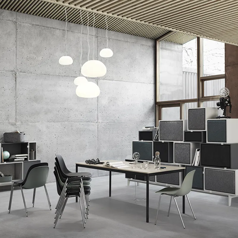 Fluid Riippuvalaisin Large - Opal White