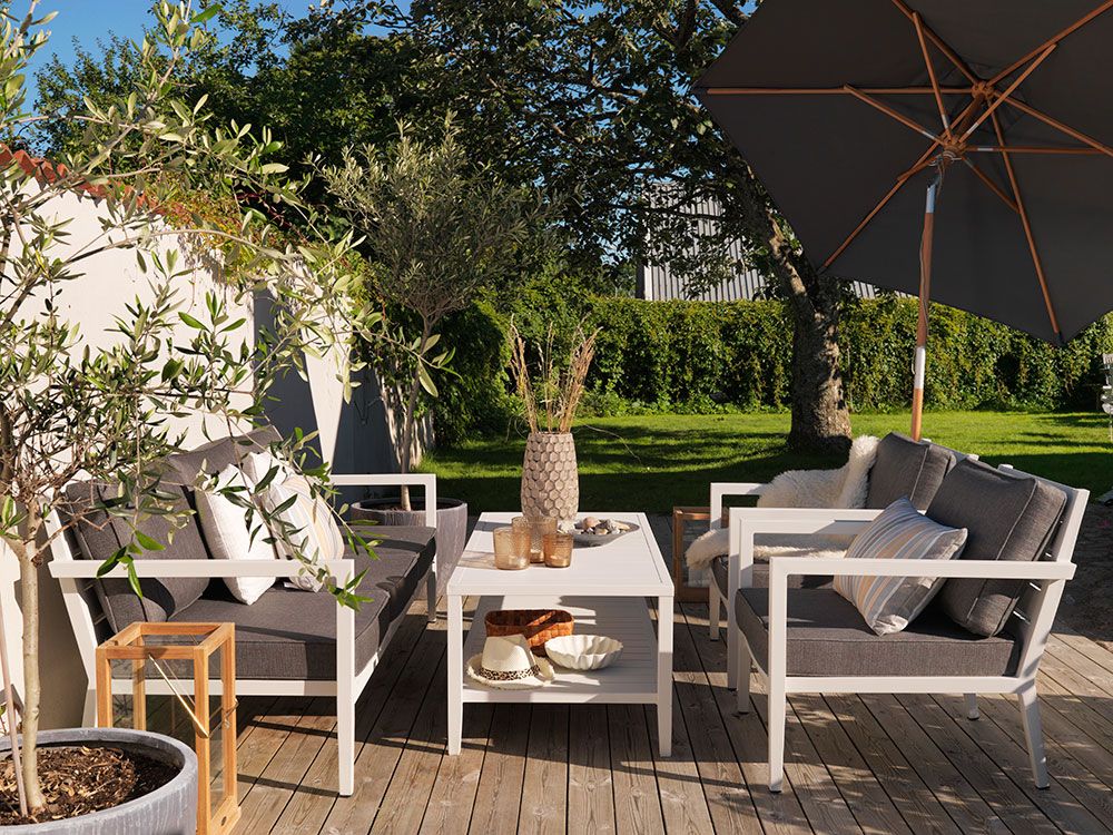 Chelles sohvapöytä 90 x 90 cm musta Brafab