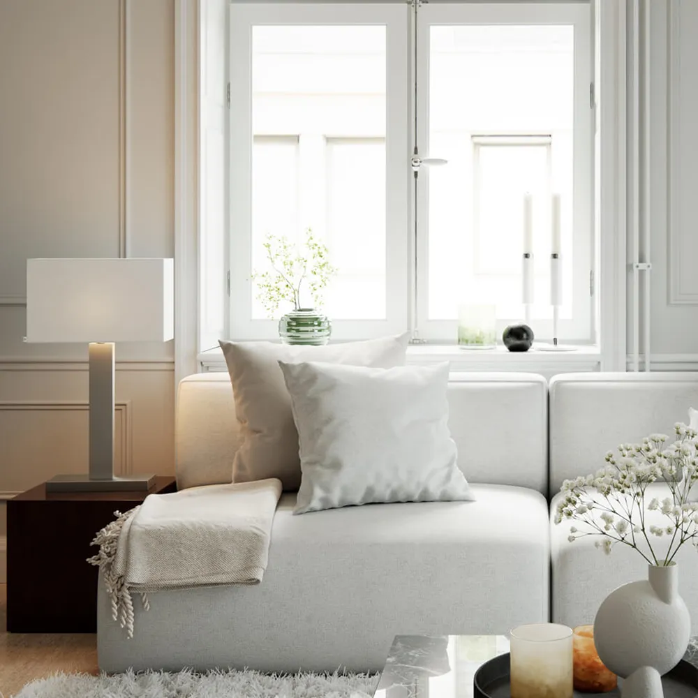 Prime Pöytälamppu 69 cm Harjattu Teräs