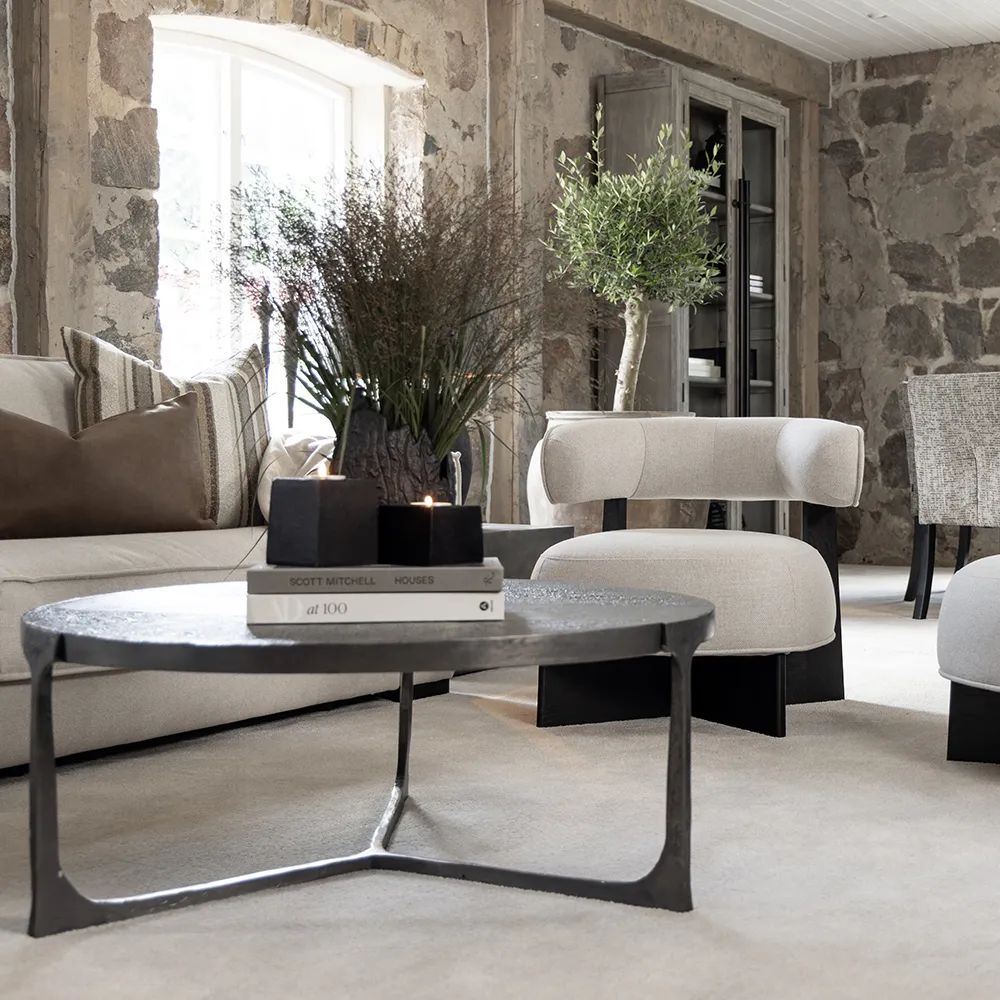 Porto kangasnojatuoli Hailey shell