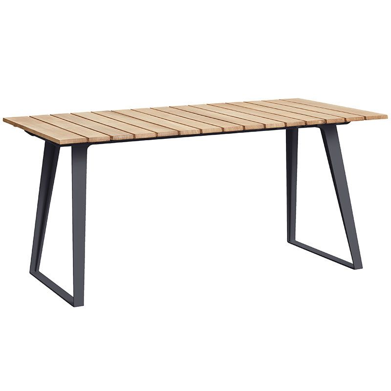 Copenhagen ruokapöytä 160/243X84 cm Lava harmaa