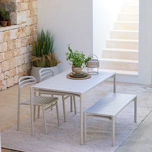 Bliss sohvapöytä/penkki Sand, aluminium