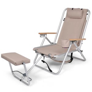 Roxy rantaistuin Beige