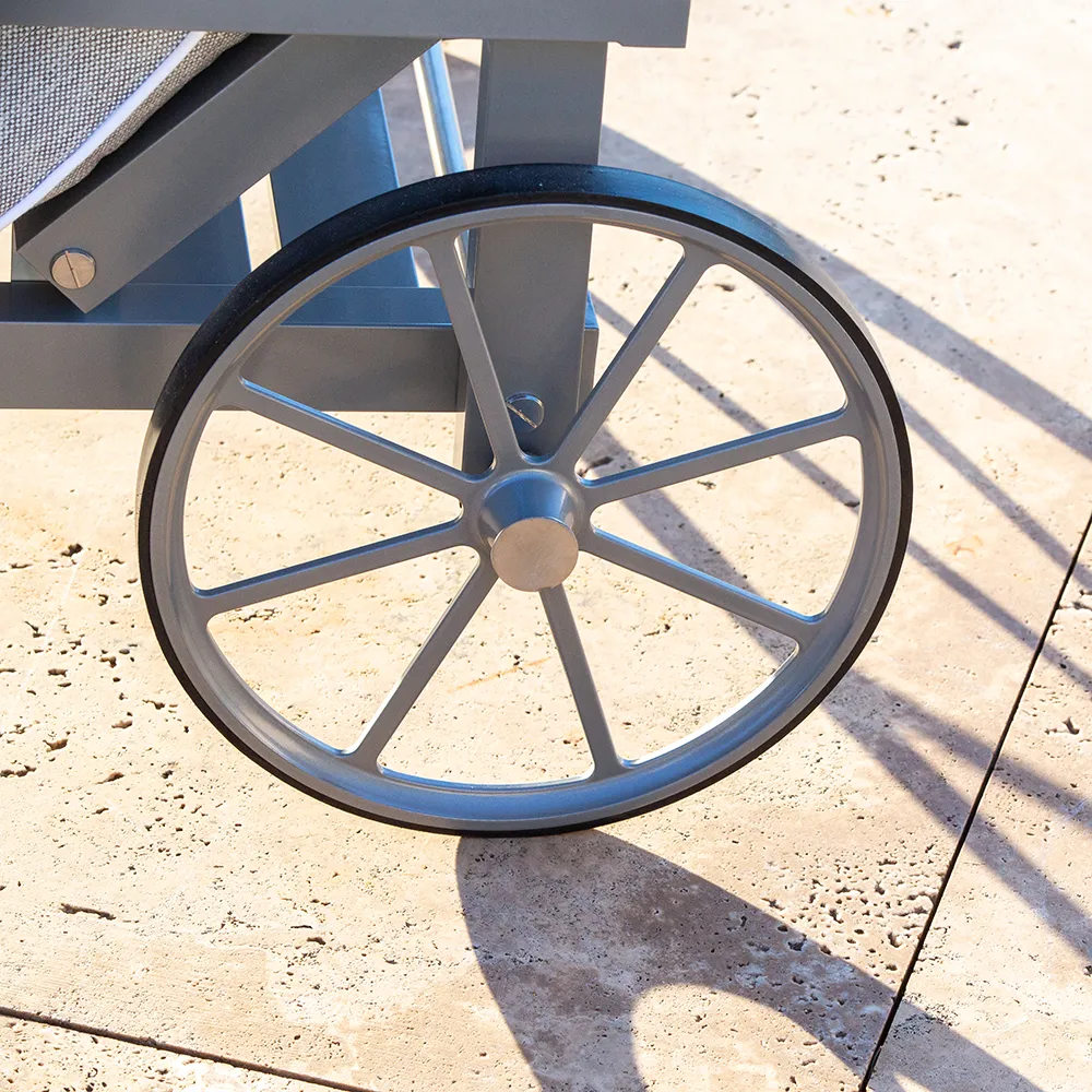 leposänky Alumiini harmaa 